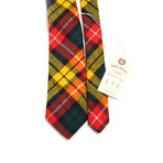 Vintage Winter Wool Tartan Necktie