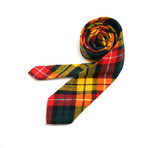 Vintage Winter Wool Tartan Necktie