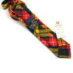 Vintage Winter Wool Tartan Necktie