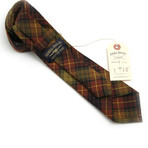 Fine Wool Shirting Autumn Plaid Necktie