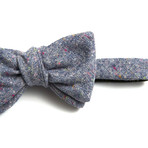 Misty Blue Donegal Bow Tie