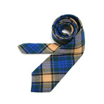 Vintage Wool 1950s Meadow Tartan Necktie