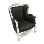 Aveline Chair // Black, Silver