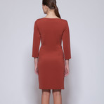 Monroe Dress // Rust/Brown (XS)