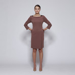 Monroe Dress // Brown/Brown (XS)