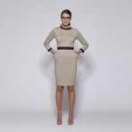 Maiden Dress // Taupe/Brown (S)