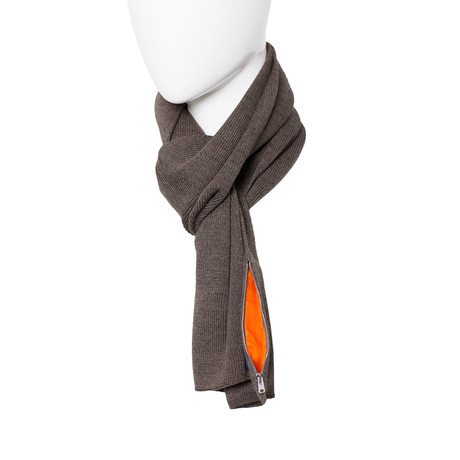 Short Scarf // Brown Melange