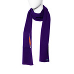 Single Scarf // Purple w/ Orange Pocket 