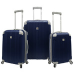 Beverly Hills Country Club Malibu 3pc Luggage Set // Navy (Navy)