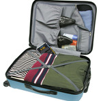 Freedom 3pc Lightweight Spinning/Rolling Travel Collection (Blue)