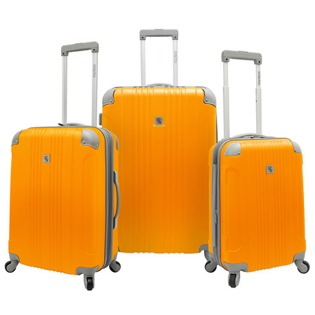 Beverly Hills Country Club Malibu 3pc Luggage Set // Orange (Orange)