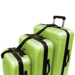 Freedom 3pc Lightweight Spinning/Rolling Travel Collection (Green)