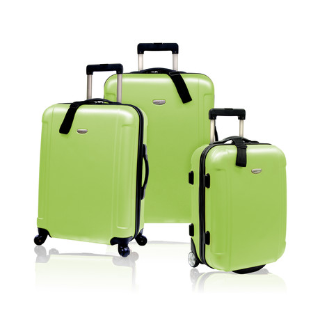 Freedom 3pc Lightweight Spinning/Rolling Travel Collection (Green)