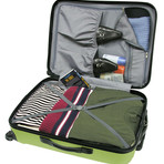 Freedom 3pc Lightweight Spinning/Rolling Travel Collection (Green)