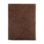 Suede Slim Wallet // Brown 