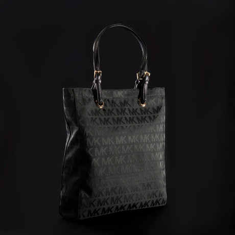 Signature Jacquard Jet Set Tote // Black