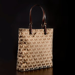 Signature Jacquard Jet Set Tote // Beige, Ebony, Mocha