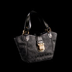 Charlton Medium Signature Tote // Black