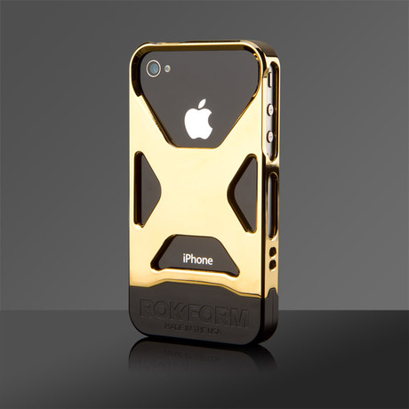 Rokbed Fuzion Luxury Series for iPhone 4/4S (24K Gold)