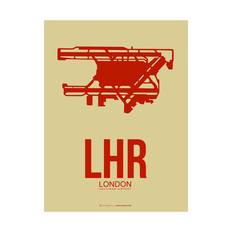 LHR London Poster (Beige)