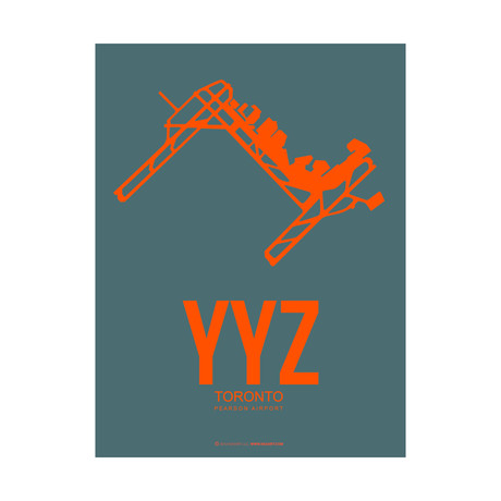 YYZ Toronto Poster (Teal)