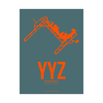 YYZ Toronto Poster (Teal)