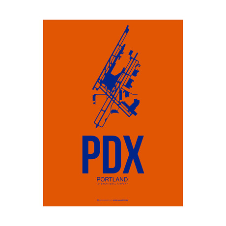 PDX Portland Poster (Orange)
