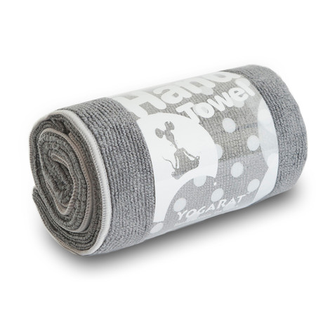 Hot Yoga Hand Towel // Charcoal-Ash