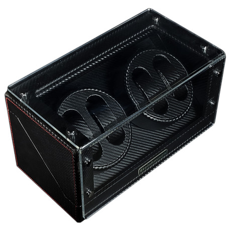 Monolith Collection Watch Winder // Dual, Carbon Fiber