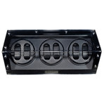 Monolith Collection Watch Winder // Triple, Black, Carbon Fiber
