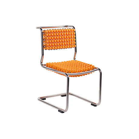 Stackable Chair Hi-Back // Orange