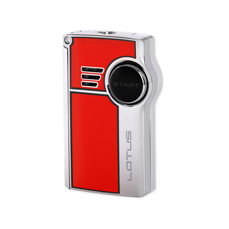 Lotus Genesis Lighter // Red + Silver