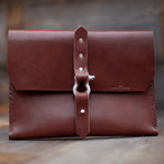 No. 510 iPad Sheath w/ Buckle (Vintage Brown)