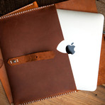 No. 510 iPad Sheath w/ Buckle (Vintage Brown)