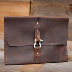 No. 510 iPad Sheath w/ Buckle (Vintage Brown)