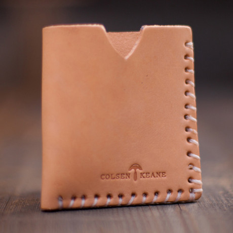 No. 610 MicroWallet (Natural Tan)