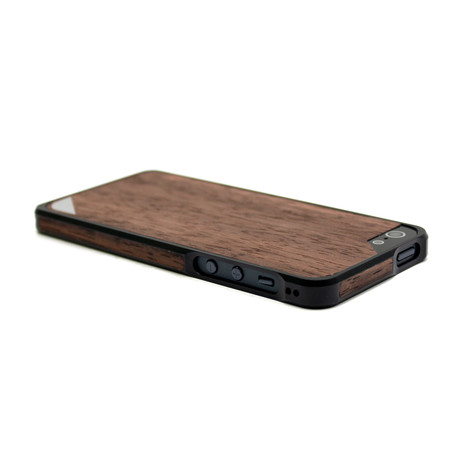 Alloy X Wood Case for iPhone 5 // Black & Ebony