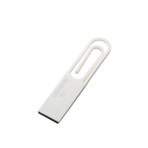 Paper Clip 4GB Flash Drive // White