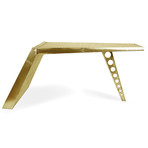 Airfoil Desk // Brass