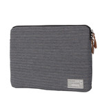 Fleet MacBook Air Sleeve // Black, Grey Stripe (11")