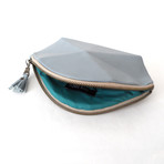 Pyramide Cosmetic Bag // Pale Blue