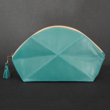 Pyramide Cosmetic Bag // Ocean Blue