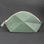 Pyramide Cosmetic Bag // Pale Green