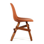 Icon POP Walnut Chair // Cognac Italian Leather