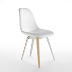 Slice Base w/ White Metal Frame // White Seat