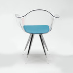 Angel Base Chair // Transparant Arm Shell (Clear Chair (No Pad))