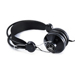 Angle + Curve Classic Headphone with Mic // Jet Black