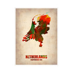 Netherlands Watercolor Poster