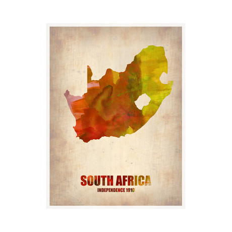 South Africa Watercolor Poster