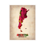 Argentina Watercolor Poster